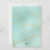 2025 Kalender Mint Groene Glitter Familie 12 Foto Feestdagenkaart (Achterkant)