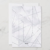 2025 Kalender Modern Zilver 12 Fotocollage Feestdagenkaart (Achterkant)