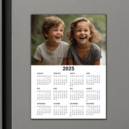2025 Kalender Moderne Minimalistische Familie Foto