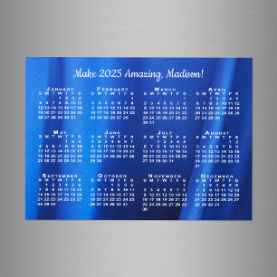 2025 Kalender Motivatie Naam Aangepaste foto magne