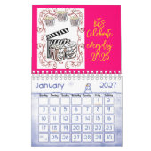 2025 Kalender Popcorn Laten we elke dag vieren! (Jan 2027)