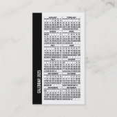 2025 Kalender Portemonnee Grootte Visitekaartje Wi (Voorkant)