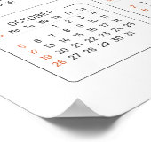 2025 Kalender  Poster (Hoek)