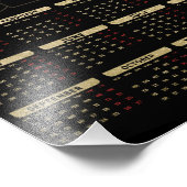 2025 Kalender Professional Elegant Lion Logo Foto Afdruk (Hoek)