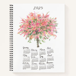 2025 Kalender Regenboog Douche Boom Notitieboek