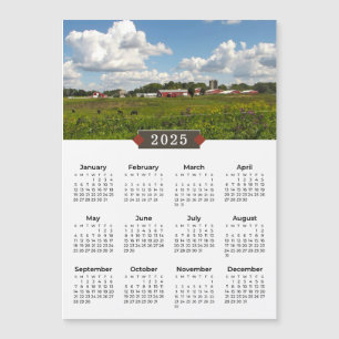 2025 Kalender Schilderachtig Boerderij Magneet
