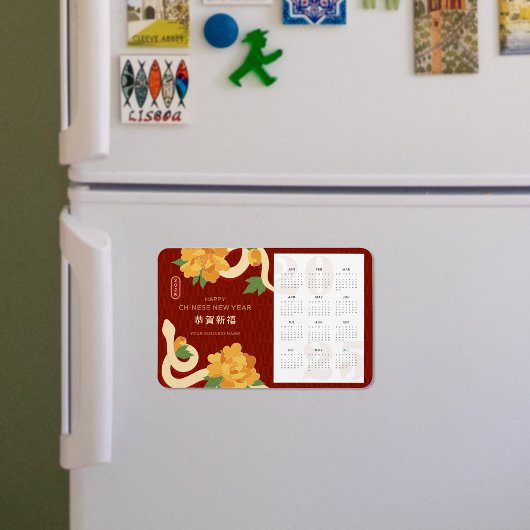 2025 Kalender Slang Chinees Nieuwjaar Magneet