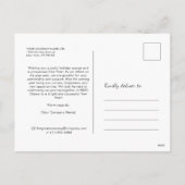 2025 Kalender Slang Chinees Nieuwjaar Zakelijk Feestdagenkaart (Achterkant)