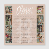 2025 Kalender Sterrenjuichen 8 Foto Vakantie Kaart (Voorkant)