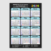2025 Kalender US Feestdagen Eenvoudig Zakelijk Mag (Voorkant)