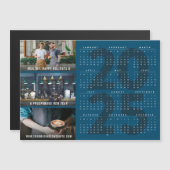 2025 Kalender Vakantie Nieuwjaar Magnetische Fotok (Voorkant / Achterkant)