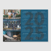2025 Kalender Vakantie Nieuwjaar Magnetische Fotok (Voorkant)