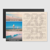 2025 Kalender Vakantie Nieuwjaar Magnetische Fotok (Voorkant / Achterkant)