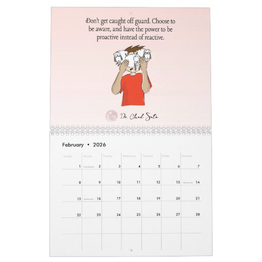 2025 Kalender van Dr. Chad Sato (Feb 2026)