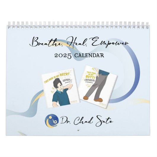 2025 Kalender van Dr. Chad Sato (Hoes)