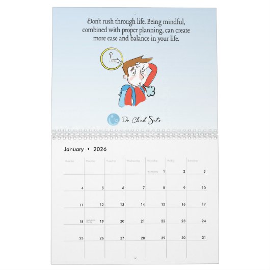 2025 Kalender van Dr. Chad Sato (Jan 2026)