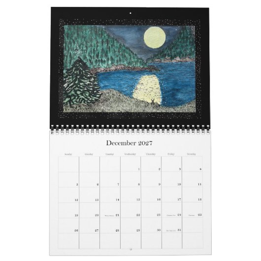2025 Kalender van het Whimslee Collectie (Dec 2027)