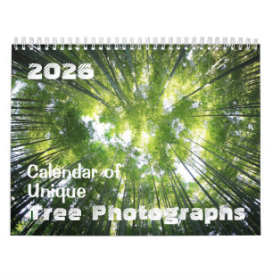 2025 Kalender van unieke boomfoto's Aanpassen