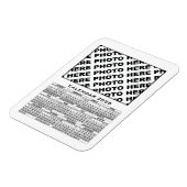 2025 Kalender Voeg 1 foto's Magneet Wit (Linkerzijde)