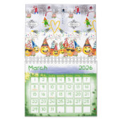 2025 Kalender Vrolijk Kerstfeest Gelukkige Verjaar (Mar 2026)