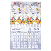 2025 Kalender Vrolijk Kerstfeest Gelukkige Verjaar (Jan 2026)