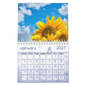 2025 Kalender Zonnebloem (Jan 2027)