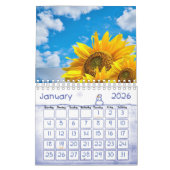 2025 Kalender Zonnebloem (Jan 2026)