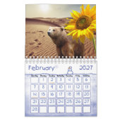 2025 Kalender Zonnebloem Beer Natuur (Feb 2027)