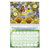 2025 Kalender Zonnebloem Vlinder (Mar 2027)