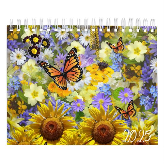 2025 Kalender Zonnebloem Vlinder (Hoes)