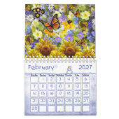 2025 Kalender Zonnebloem Vlinder (Feb 2027)