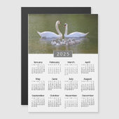 2025 Kalender Zwaan & Cygnets Magneet (Voorkant / Achterkant)
