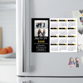 2025 Kalender Zwart Goud Business 2 Foto Magnetisc