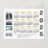 2025 Kalenderfoto Corporate Kerstmis Nieuwjaar Briefkaart (Voorkant)