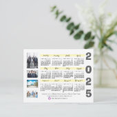 2025 Kalenderfoto Corporate Kerstmis Nieuwjaar Briefkaart (Staand voorkant)