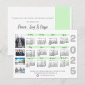 2025 Kalenderfoto Corporate Kerstmis Nieuwjaar Briefkaart (Voorkant / Achterkant)