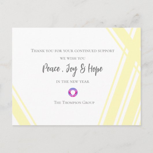 2025 Kalenderfoto Corporate Kerstmis Nieuwjaar Briefkaart (Achterkant)