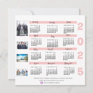 2025 Kalenderfoto Corporate Kerstmis Nieuwjaar Kaart