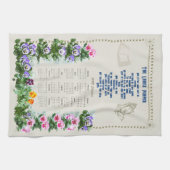 2025 Kalenderhanddoek Het gebed van de Heer Theedoek (Horizontaal)