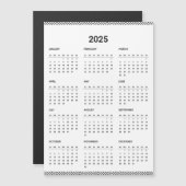 2025 Kalenderjaar Full Business Logo Modern Basic (Voorkant / Achterkant)