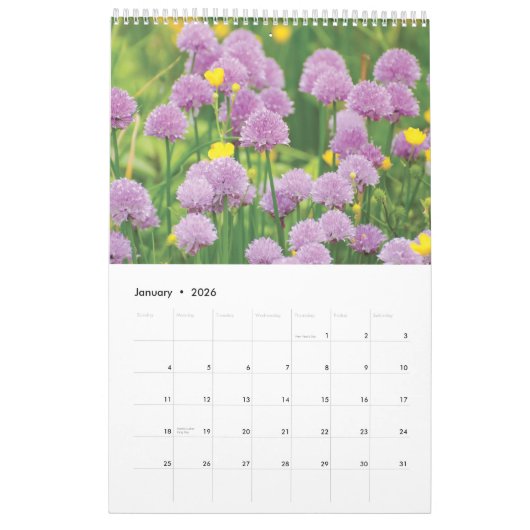 2025 Kalendertuinen Bloemen 1 Kalender (Jan 2026)