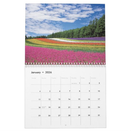 2025 Kalendertuinen Bloemen 2 Kalender (Jan 2026)