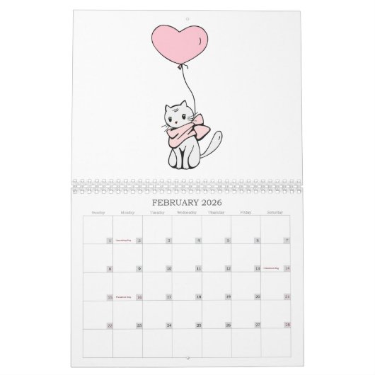 2025 Katten Kalender (Feb 2026)