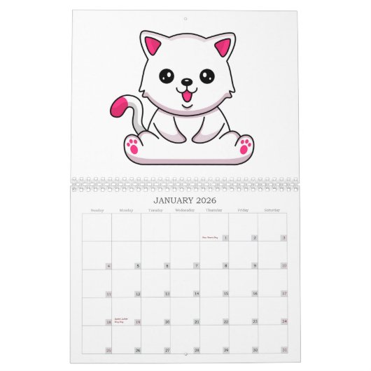 2025 Katten Kalender (Jan 2026)