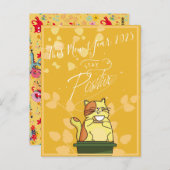 2025 Kattenkalender Briefkaart (Voorkant / Achterkant)