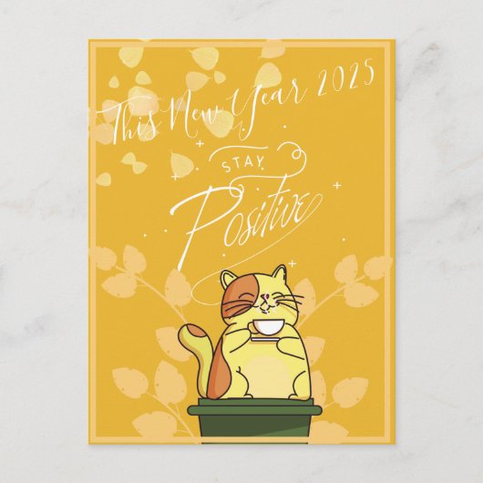 2025 Kattenkalender Briefkaart (Voorkant)