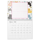 2025 kattenkalender met notities kalender (Feb 2026)