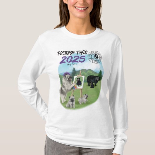 2025 KCA Nationaal Vrouwen T-shirt met lange mouwe (Voorkant)