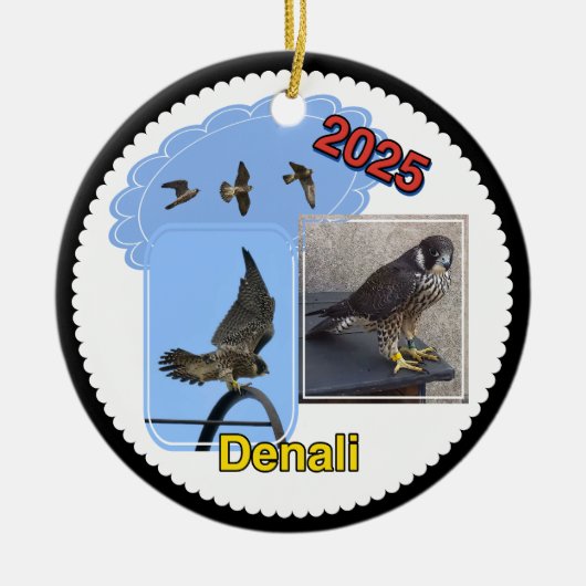 2025 Keramische Cirkel Ornament Denali (Voorkant)
