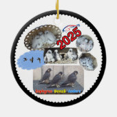 2025 Keramische Cirkel Ornament Denali (Achterkant)
